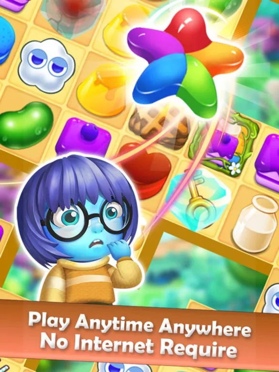 Ảnh chụp màn hình của Charm Crush - 3 match puzzle candy king blast game iPad 