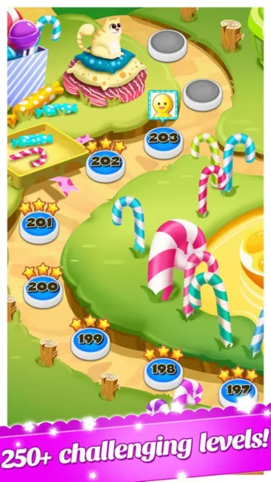 Ảnh chụp màn hình của Charm Crush - 3 match puzzle candy king blast game