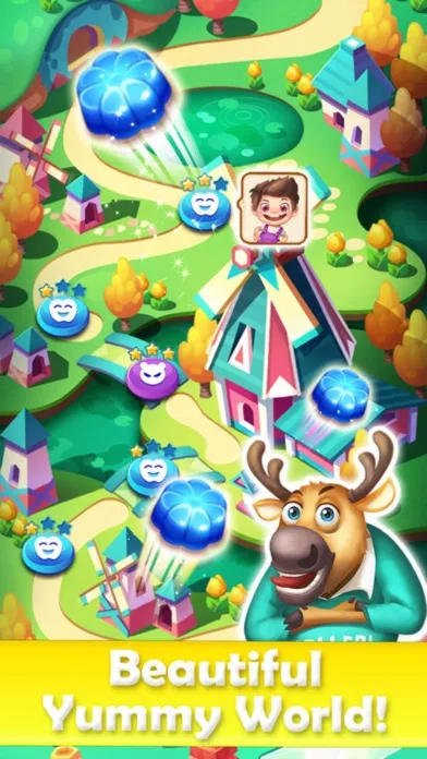 Ảnh chụp màn hình của Charm Crush - 3 match puzzle candy king blast game