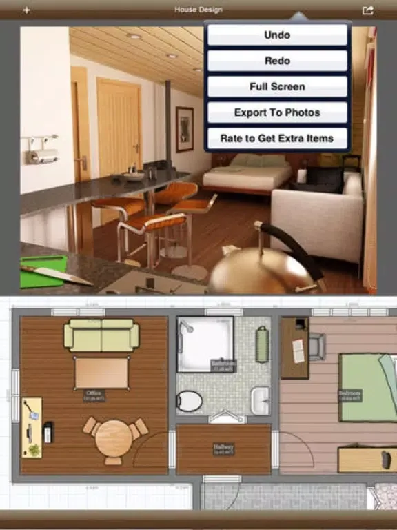 تصاویر 3D Interior Plan - Home Floor Design & Auto CAD iPad 
