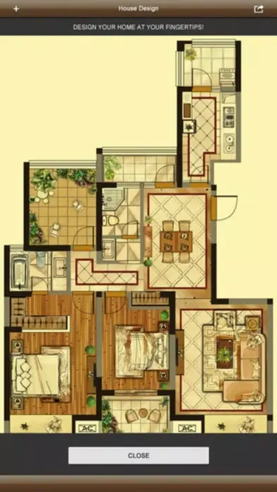 تصاویر 3D Interior Plan - Home Floor Design & Auto CAD