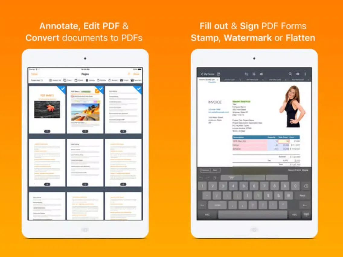 PDF Editor - Sign, Edit, Annotate PDF iPad  Ekran Görüntüleri