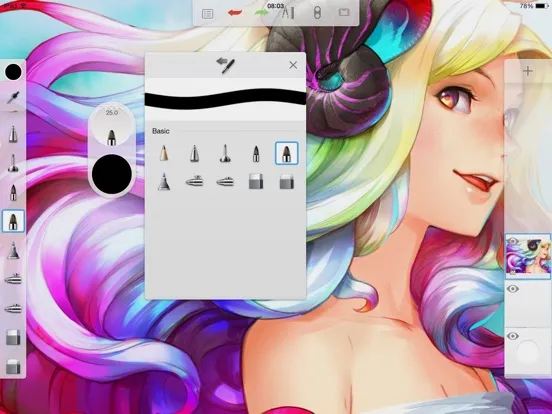 Graphic Sketchbook -Draw Suite iPad  Ekran Görüntüleri