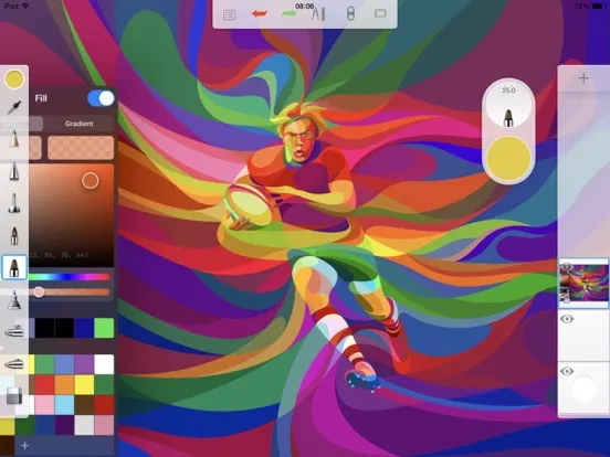 Graphic Sketchbook -Draw Suite iPad  Ekran Görüntüleri