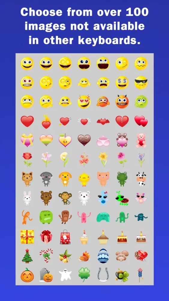 Smileys & Emoji Keyboard - Supersized GIFs Edition Screenshots
