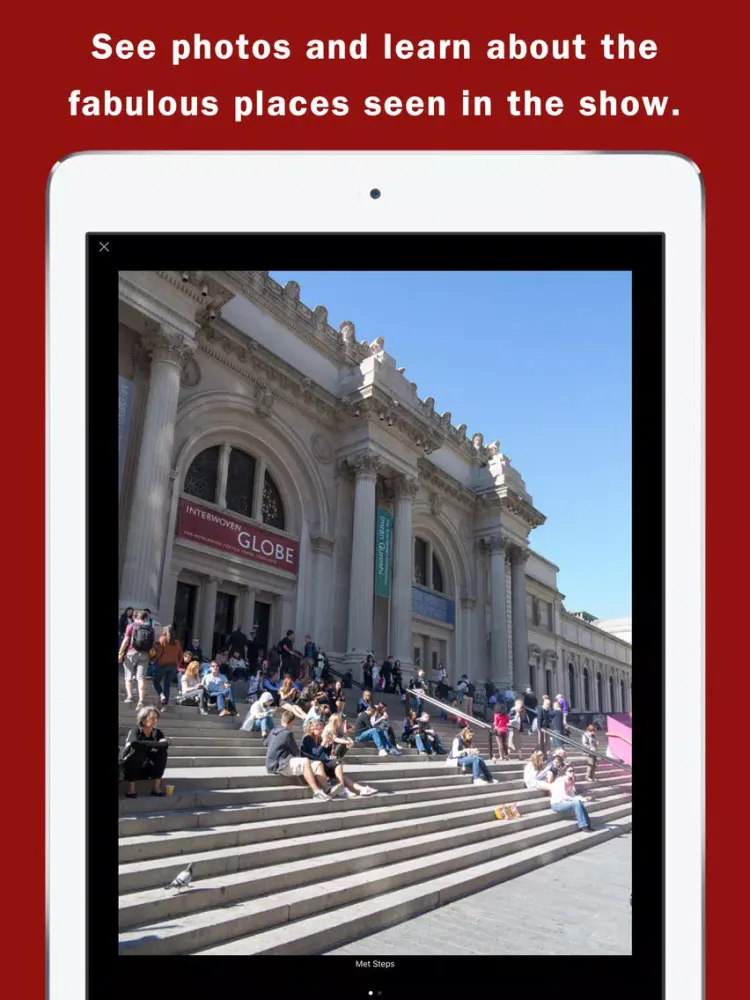 Walking Tour of Gossip Girl Locations in New York iPad 應用截圖