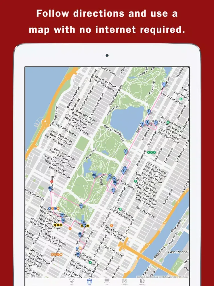 Walking Tour of Gossip Girl Locations in New York iPad 應用截圖