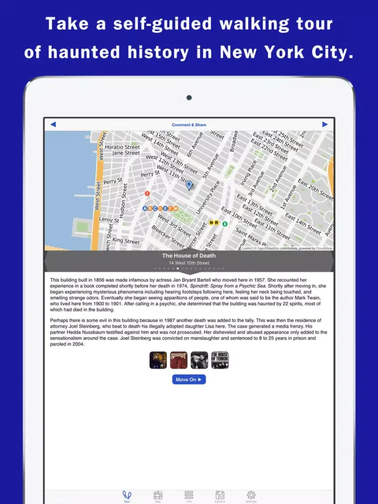 Tangkapan skrin Haunted New York Walking Tour with True History iPad 