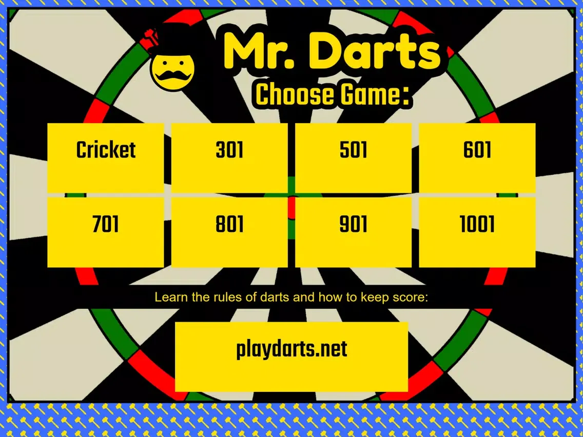 Tangkapan skrin Mr. Darts - Cricket/01 Scorer iPad 