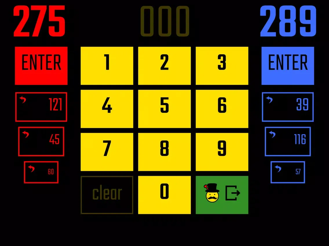 Tangkapan skrin Mr. Darts - Cricket/01 Scorer iPad 