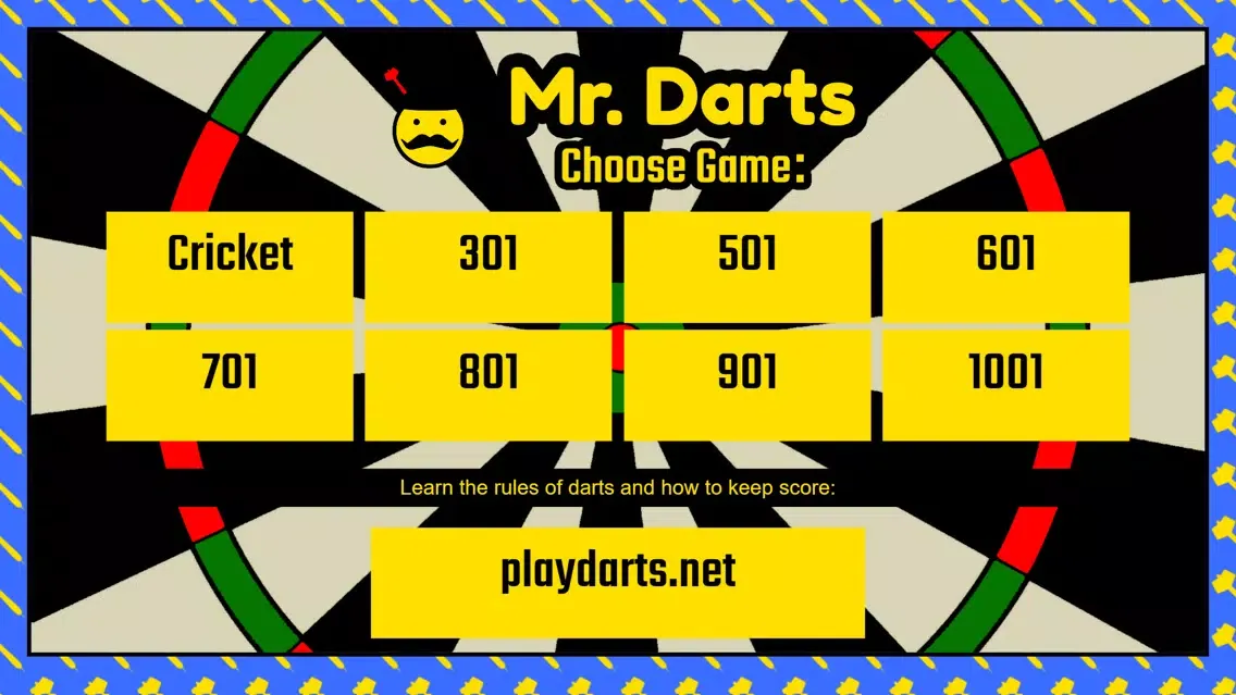 Tangkapan skrin Mr. Darts - Cricket/01 Scorer