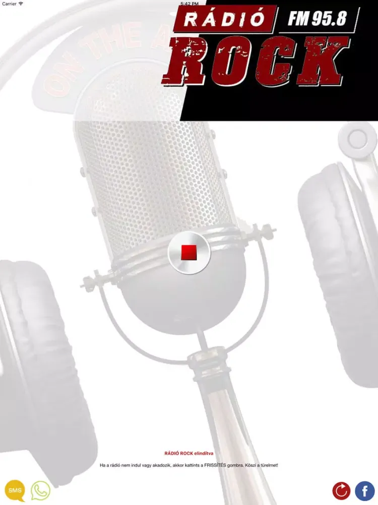 Ảnh chụp màn hình của Rádió Rock iPad 