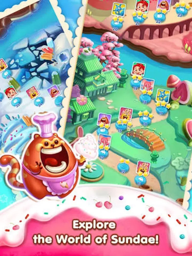 Crush Cookie - 3 match splash puzzle games iPad 應用截圖
