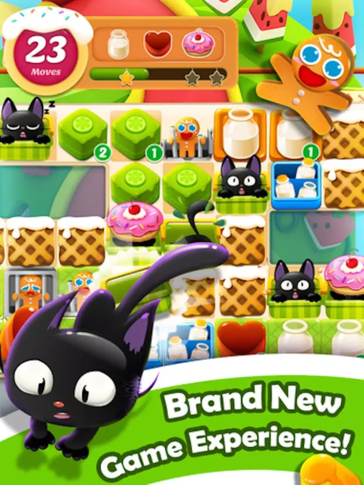 Crush Cookie - 3 match splash puzzle games iPad 應用截圖