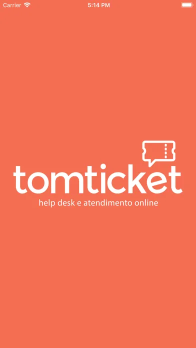 Tangkapan skrin TomTicket: Help Desk