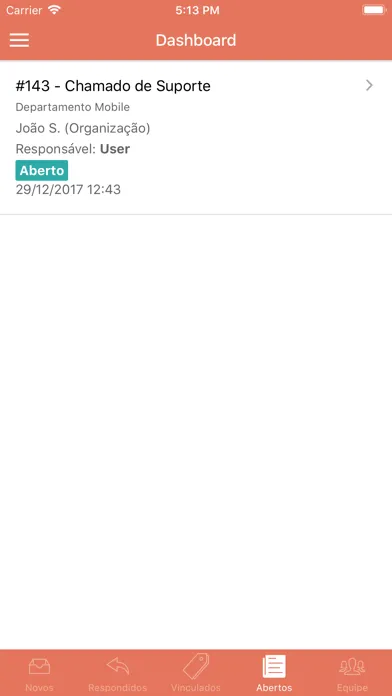 Tangkapan skrin TomTicket: Help Desk