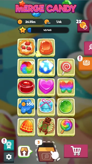 Merge Candy - Idle Tycoon Game Screenshots