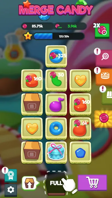 Merge Candy - Idle Tycoon Game Screenshots