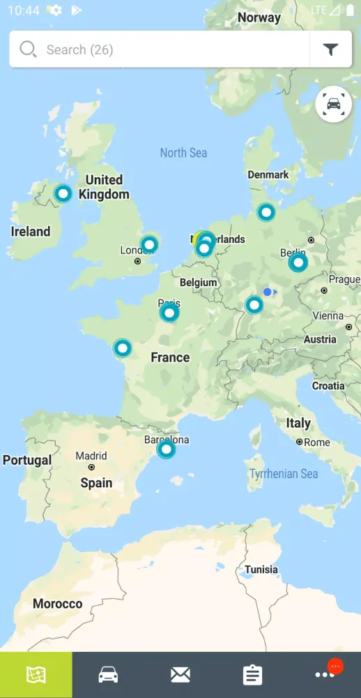 WEBFLEET Mobile Screenshots