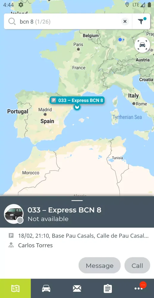 WEBFLEET Mobile Screenshots