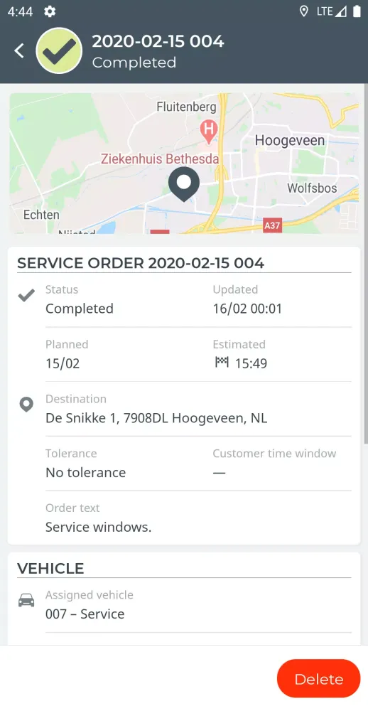 WEBFLEET Mobile Screenshots