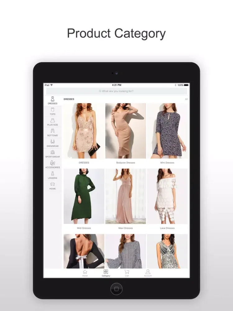 ภาพหน้าจอของ Chicuu Fashion Clothing Center iPad 