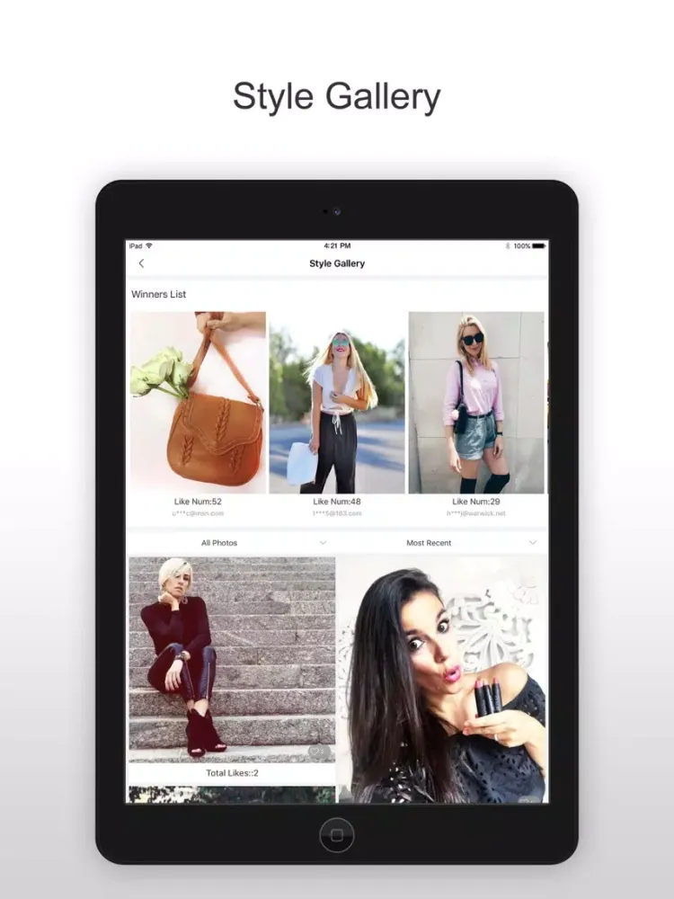 ภาพหน้าจอของ Chicuu Fashion Clothing Center iPad 