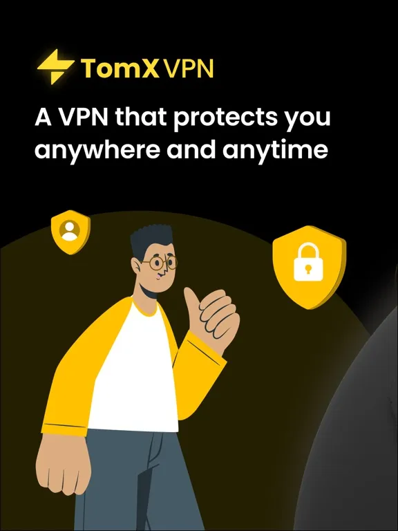 صور TomX VPN iPad 