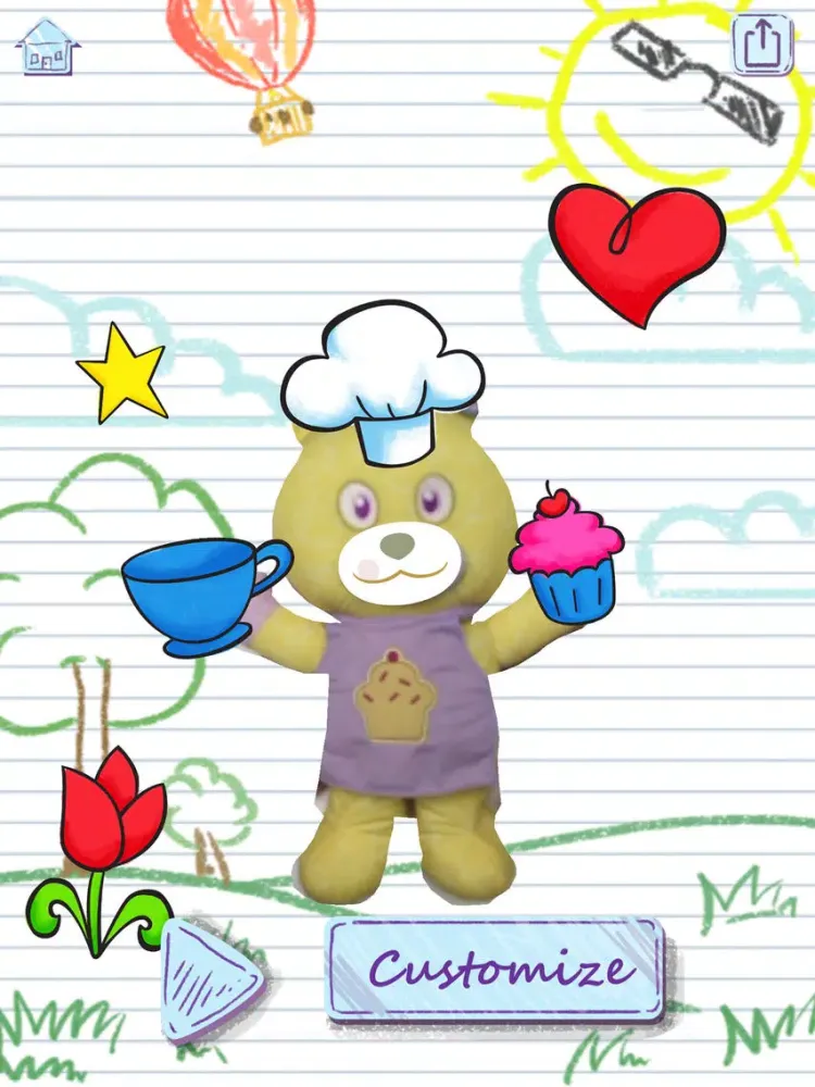Скриншоты Doodle Bear Studio iPad 