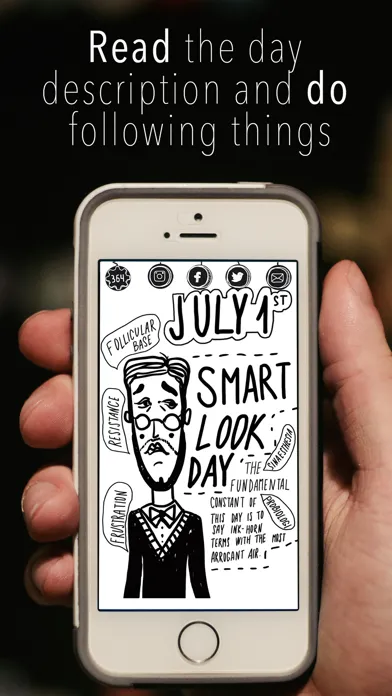 Captures d'écran de 364, fun calendar for every day of the year
