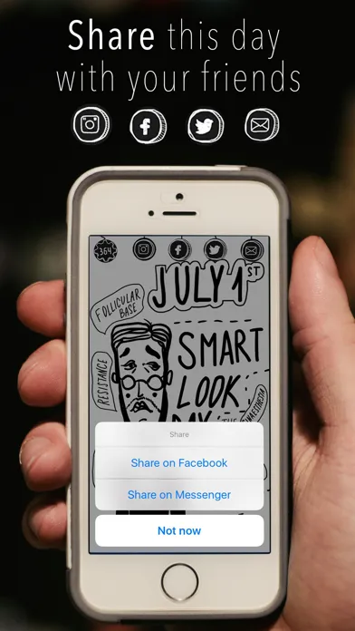 Captures d'écran de 364, fun calendar for every day of the year