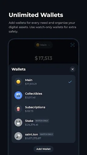 Tangkapan skrin Tonkeeper — TON Wallet