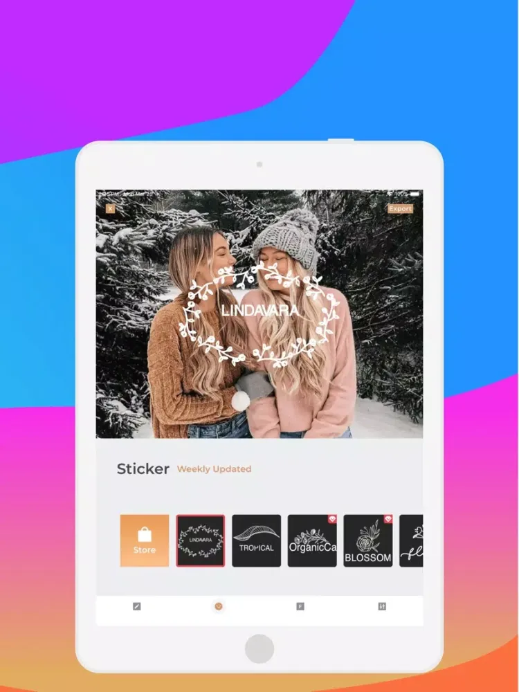 Ảnh chụp màn hình của Get Squiggle Brush for Photos iPad 