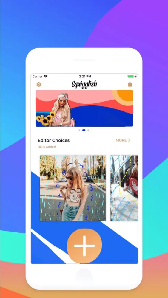 Ảnh chụp màn hình của Get Squiggle Brush for Photos