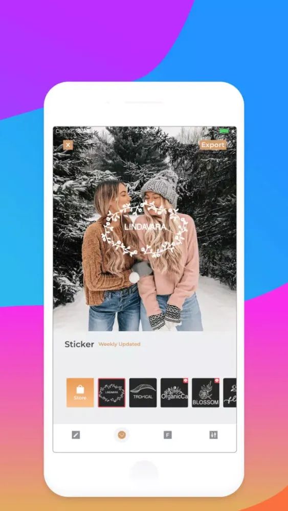 Ảnh chụp màn hình của Get Squiggle Brush for Photos