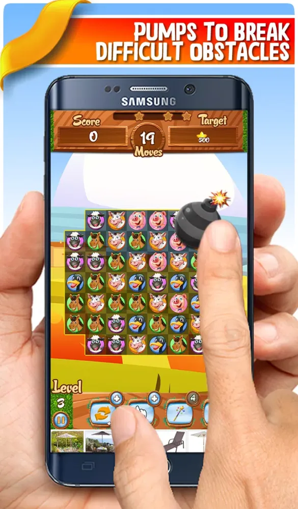 Ảnh chụp màn hình của Magic Farm: Match-3 Puzzle