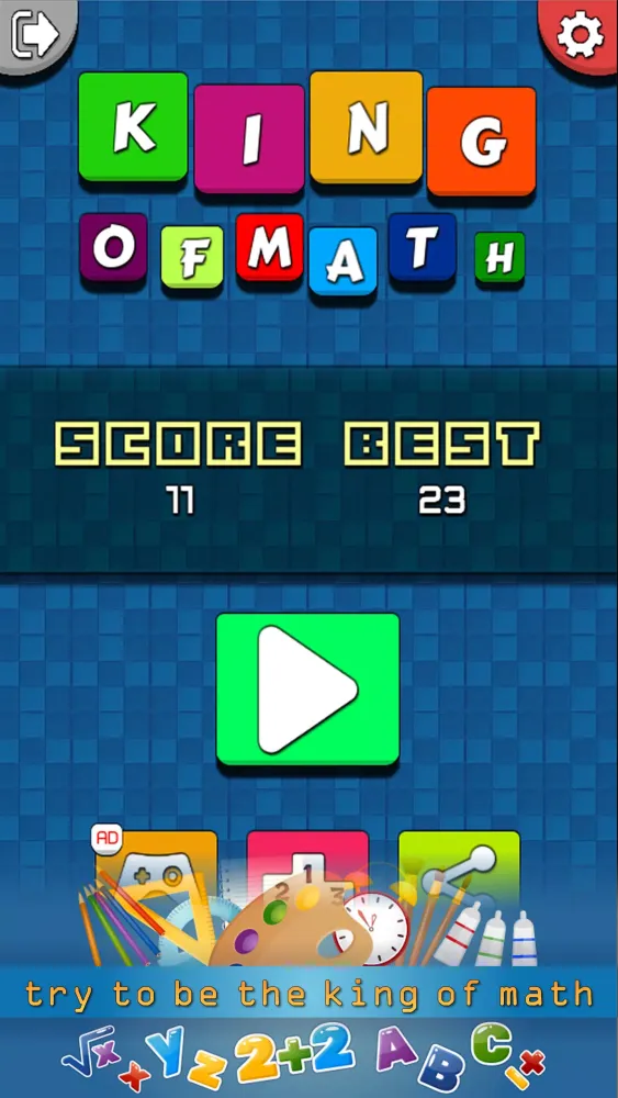 Capturas de tela do King of Math