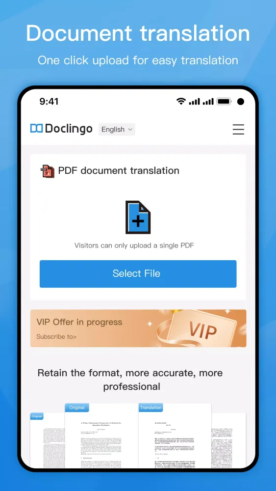 Скриншоты Doclingo