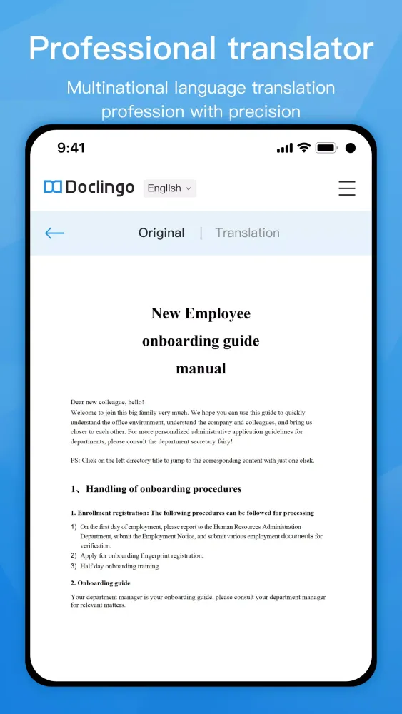 Скриншоты Doclingo