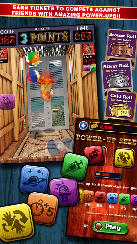 Screenshot di Arcade Basketball Blitz Online