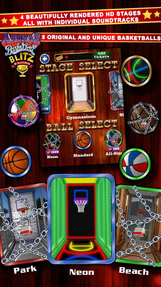 Screenshot di Arcade Basketball Blitz Online