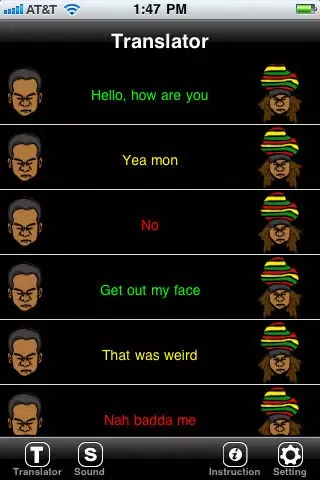 iKnow Jamaican: Clean Ekran Görüntüleri