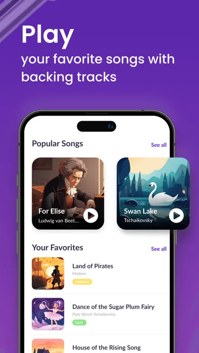 Learn & Play Flute - tonestro سکرین شاٹس