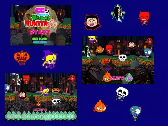 100monster Yokai Hunter iPad 应用截图