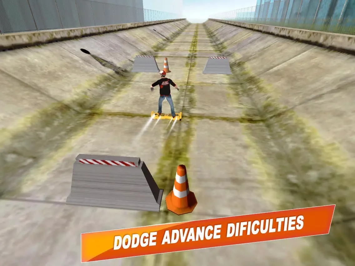 Capturas de pantalla de Hoverboard Hill Ninja: Hover Scooter Simulator iPad 