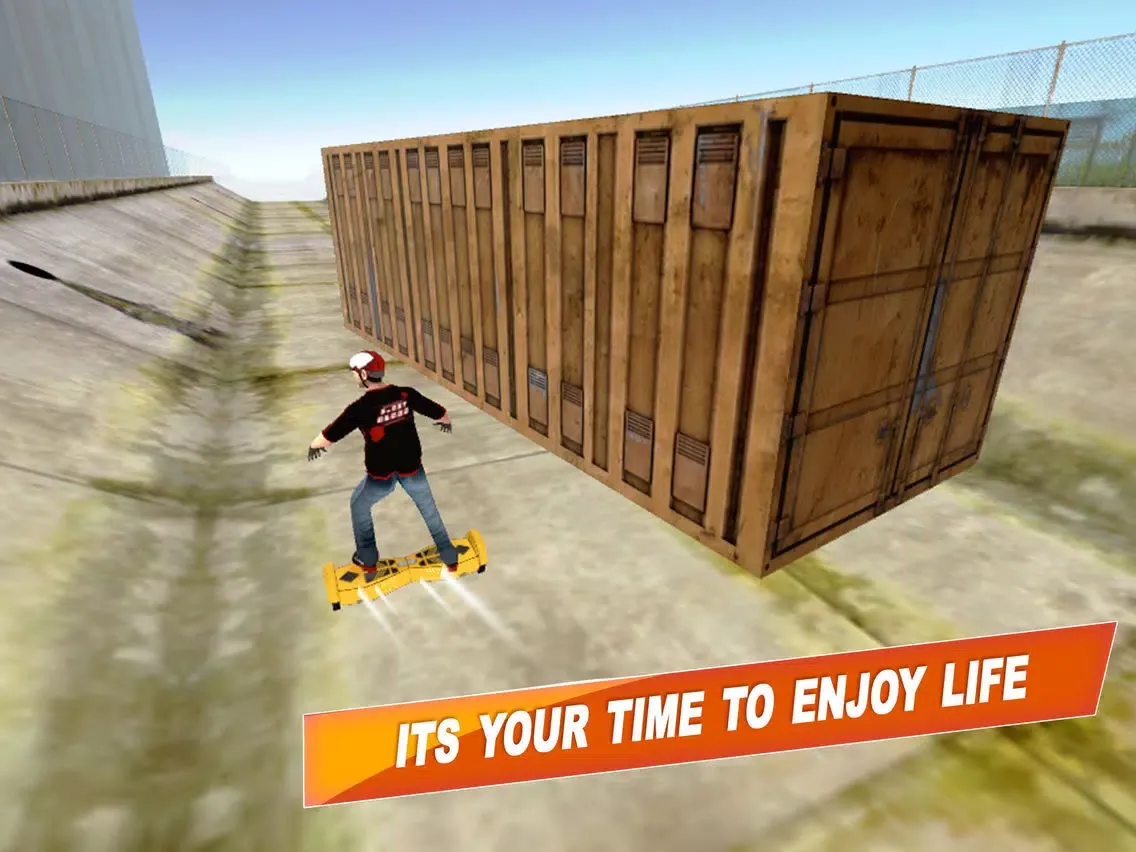 Capturas de pantalla de Hoverboard Hill Ninja: Hover Scooter Simulator iPad 