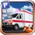 City Ambulance Parking Simulator - Test Your Driving Skill on Emergency Vehicle