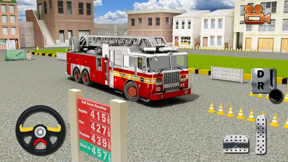 Fire Fighter Hero Parking Simulator - 911 Emergency Truck Driving Game Screenshots