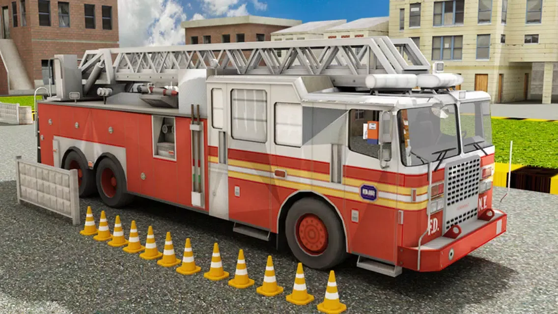 Fire Fighter Hero Parking Simulator - 911 Emergency Truck Driving Game Screenshots
