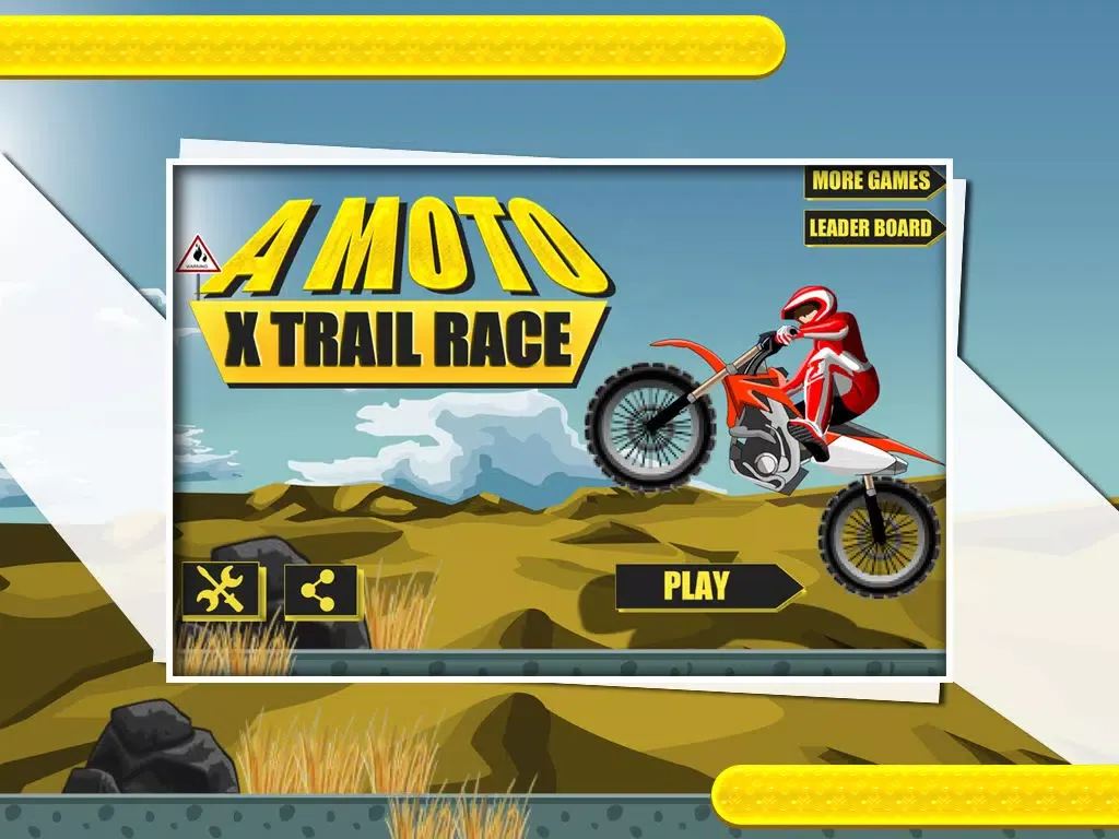 Moto X Trail Race - Extreme Motorcross Stunt Rider Free Game iPad  Screenshots